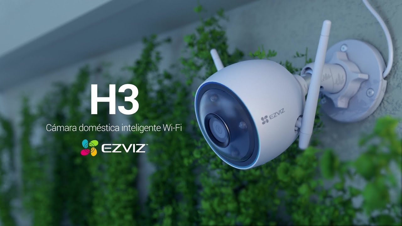 Cámara Ezviz H3 | con SIRENA Y LUZ ESTROBO | Resolución 2K 3MP | Exterior IP67 |